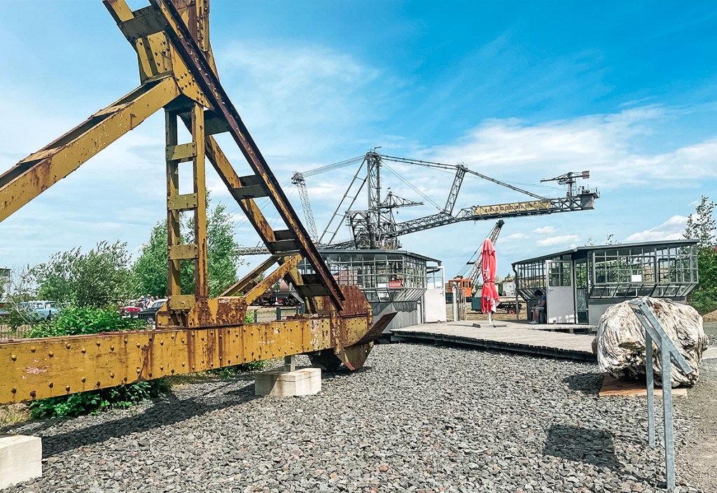 Eingangsbereich des Bergbau Technik Parks Leipzig