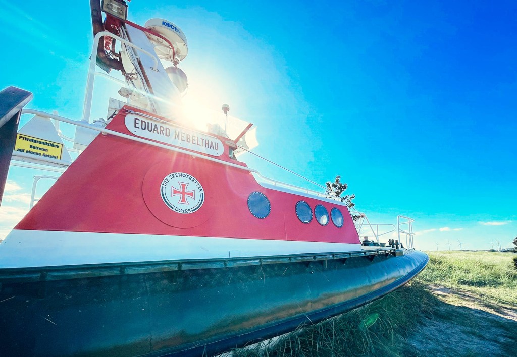 Eduard Nebelthau, auf dem Weg zum Utkieker auf Fehmarn