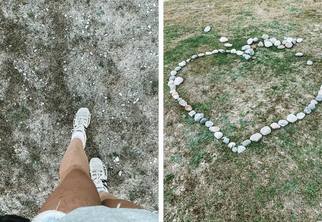 Strandspaziergang auf Fehmarn und ein Herz aus Steinen