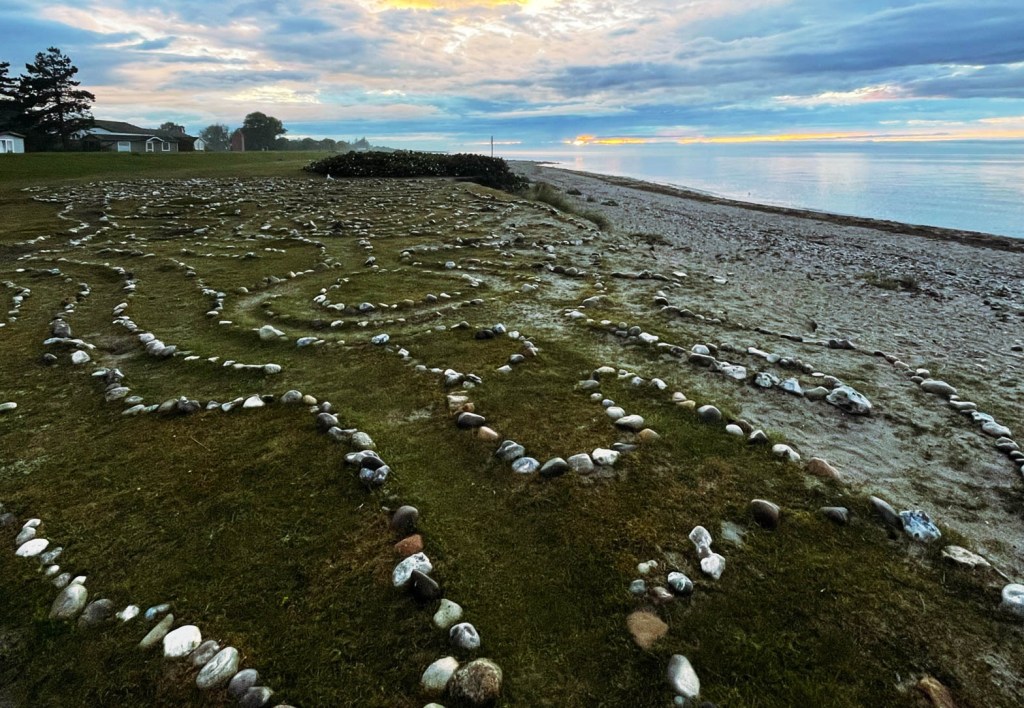 Das Steinlabyrinth auf Fehmarn