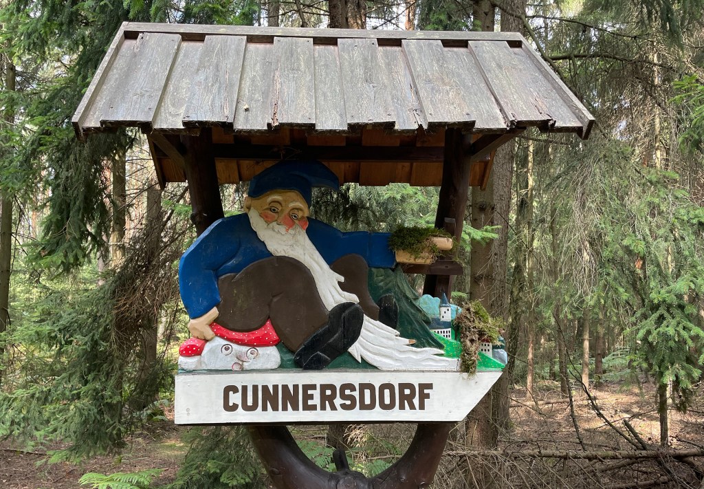 Wanderschuld Richtung Cunnersdorf, Sächsische Schweiz